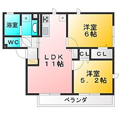 物件の間取り