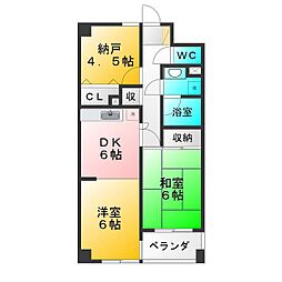 Kハウス1 2SDKの間取図画像