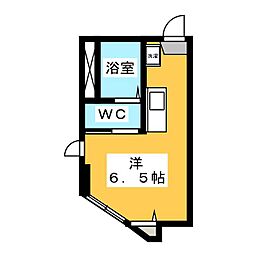 OPENGATE武蔵関 ワンルームの間取図画像