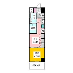 セジョリ上石神井 1DKの間取図画像