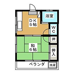 間取図画像 1DK