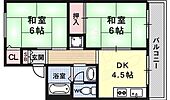 京都市西京区牛ケ瀬川原口町 2階建 築41年のイメージ