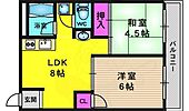 京都市西京区牛ケ瀬林ノ本町 3階建 築44年のイメージ