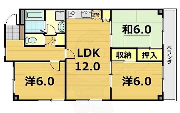 同じ建物の物件間取り写真 - ID:226064890283