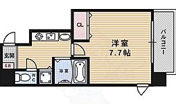 サムティ京都駅前 10階1Kの間取り