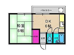 ハウスハクラク2 2階
