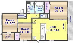 間取図画像 3SLDK