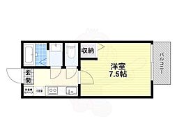 フラッティ四条大宮2 3階