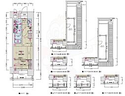ソルテラス京都西院 STATION SIDE 1階2Kの間取り