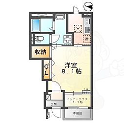 セレニティ宮野和 1階/-