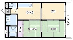 ニュー太田 3DKの間取図画像