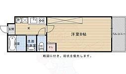 アークリード四条大宮 1階1Kの間取り
