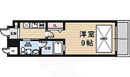 ヴィヴィ・プリメラ 5階1Kの間取り