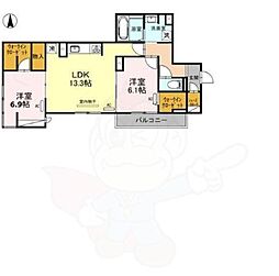 Wisteria西大路五条 2階