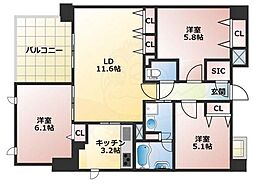 グランレブリー押小路高倉 4階
