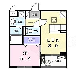 ソレイユ八条春日 2階/-