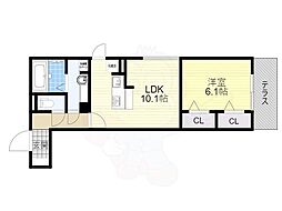 太秦レジデンス E棟 3階/-