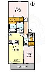 アトレーユ長岡京 3階/-
