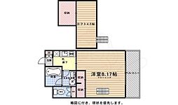 ILIOS 1Kの間取図画像