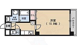 ビレイユ真英高辻富小路 1Kの間取図画像