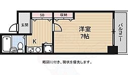 ジョイフル御池 ワンルームの間取図画像