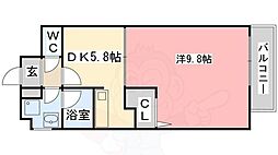ピースフル桂 3階/3-B