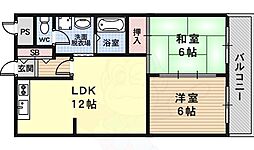 シャトル朱雀 2階
