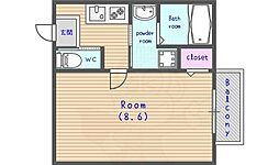 シャンクレール4 3階/-