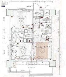 エステムプラザ京都河原町通2レジデンシャル 1SLDKの間取図画像