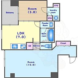 TREE-TREE KYOTO 2LDKの間取図画像