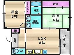 GARNET RESIDENCE上桂 2階