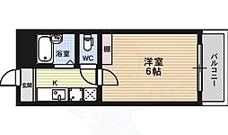 ラシャンブル 1Kの間取図画像