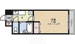 グランデ・ヴェラ 1Kの間取図画像