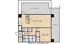 フォース三条 1LDKの間取図画像