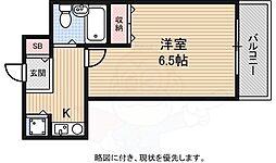 ジョイフル御池 1Kの間取図画像