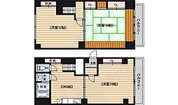 ルネ河原町 3DKの間取図画像