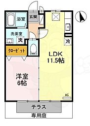 リバーサイド桂川B棟 1階/-
