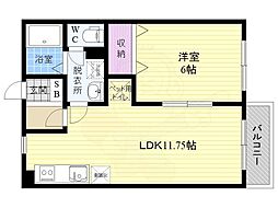クレール北野C 1階/-