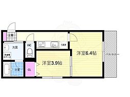 ブランネージュ二条城北 4階/-