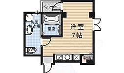 シルキーハウス ワンルームの間取図画像