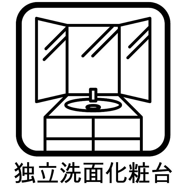 設備【独立洗面化粧台】イメージ