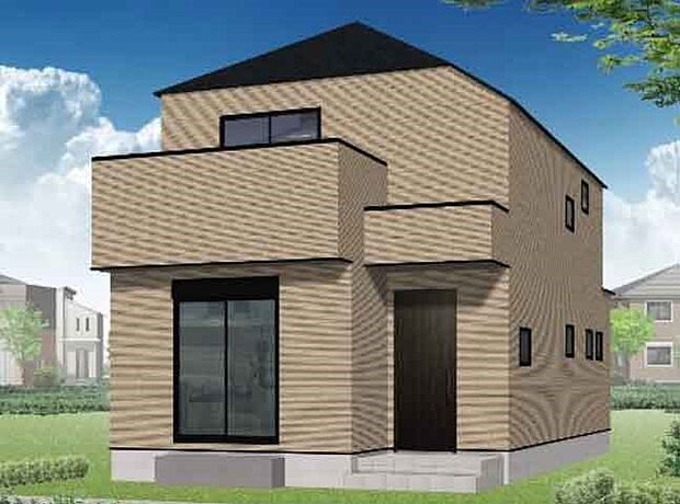 パース　完成予想外観パース