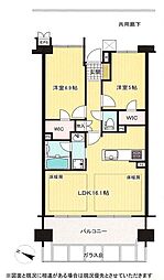 アイディーコート東青梅 2LDKの間取図画像