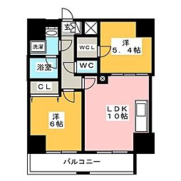 ＳＡＩＯＮ町屋 401 4階2LDKの間取り