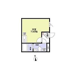 Monologue 4階1Kの間取り