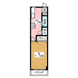 間取図画像 1DK