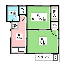 間取図画像 2K