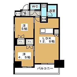 Brilliaist町屋 2LDKの間取図画像