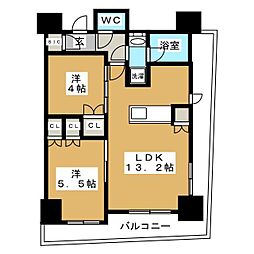 Brilliaist町屋 2LDKの間取図画像