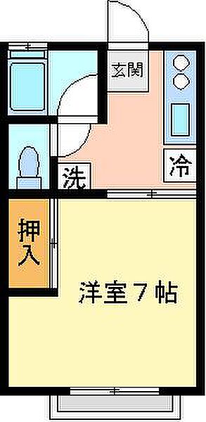 西方アパート 102｜神奈川県横浜市金沢区六浦１丁目(賃貸アパート1K・1階・23.19㎡)の写真 その2